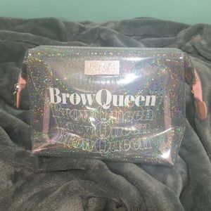 Benefit Brow Queen Holographic Makeup Bag